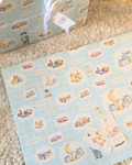 Boys Plaid Wrapping Paper Blue