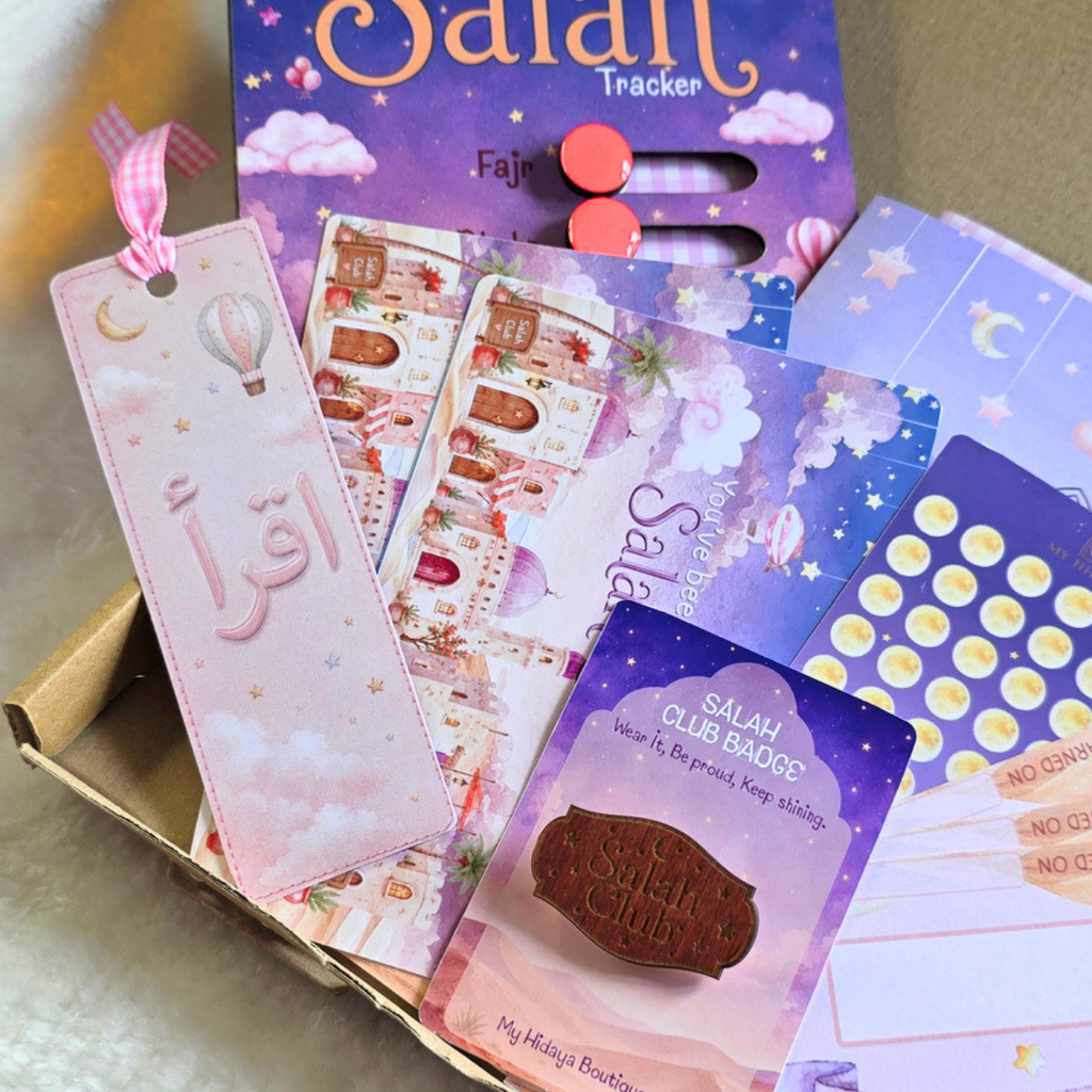 My Daily Salah Tracker Kit Dessert Pink